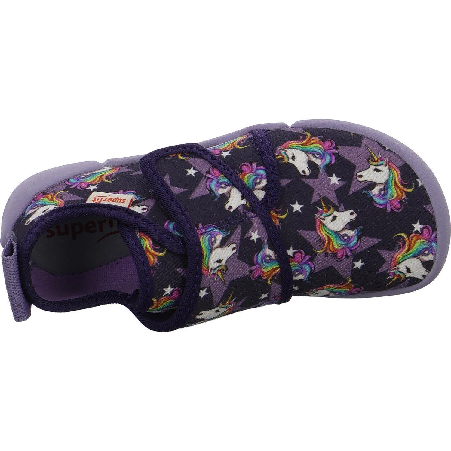 Element 8 von 8 (Bild) – Superfit Kinder Hausschuhe 1-006700-8520 Venti viola/mehrfarbig WMS weit