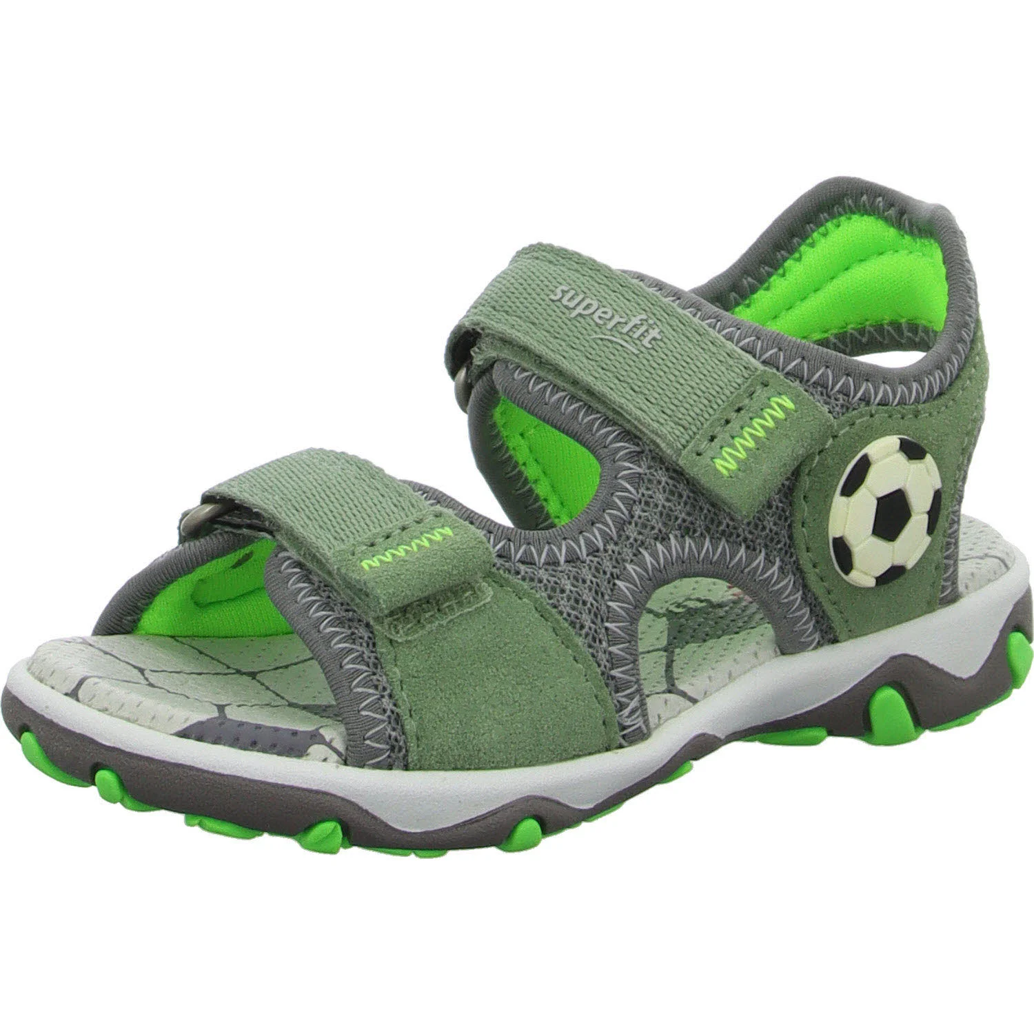 Element 2 von 8 (Bild) – Superfit Kinder Sandalen 1-009466-7500 Mike 3.0 hellgrün/hellgrau WMS mittel