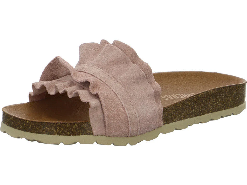 Verbenas Damen Pantoletten 3300620220 872 ROCIO SERRAJE VOLANTE antique normal