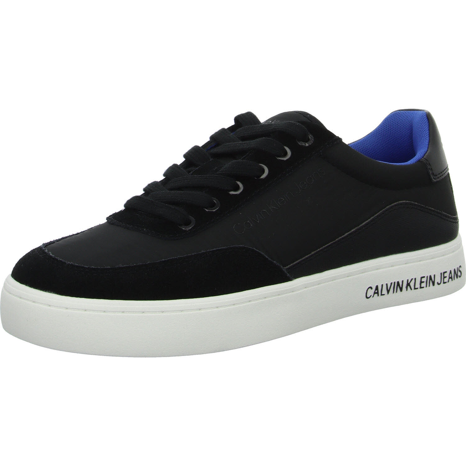 Calvin Klein Herren Schnürschuhe YM0YM006690GP CLASSIC CUPSOLE SU SOFTNY black/imperial blu normal