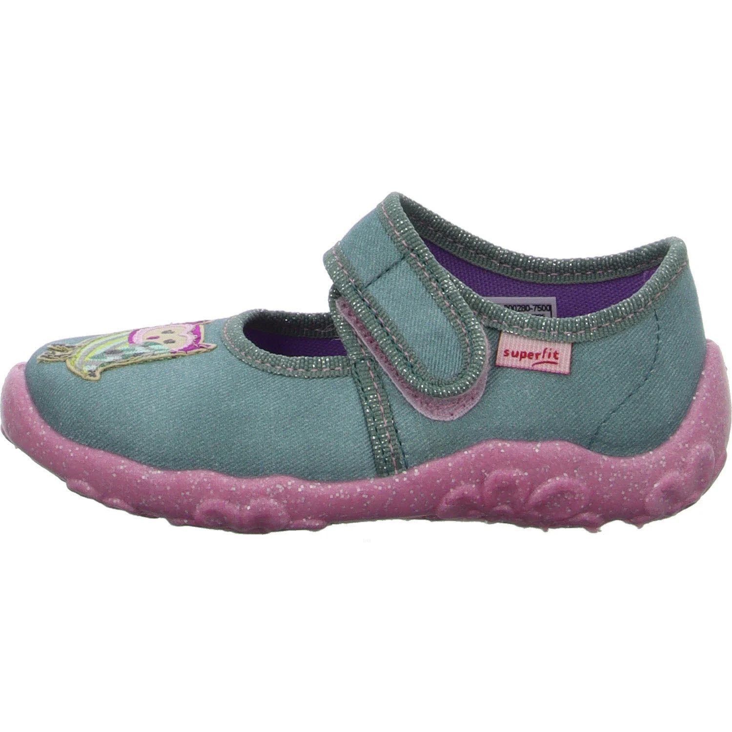Element 6 von 8 (Bild) – Superfit Kinder Hausschuhe 1-000280-7500 Bonny grün WMS mittel