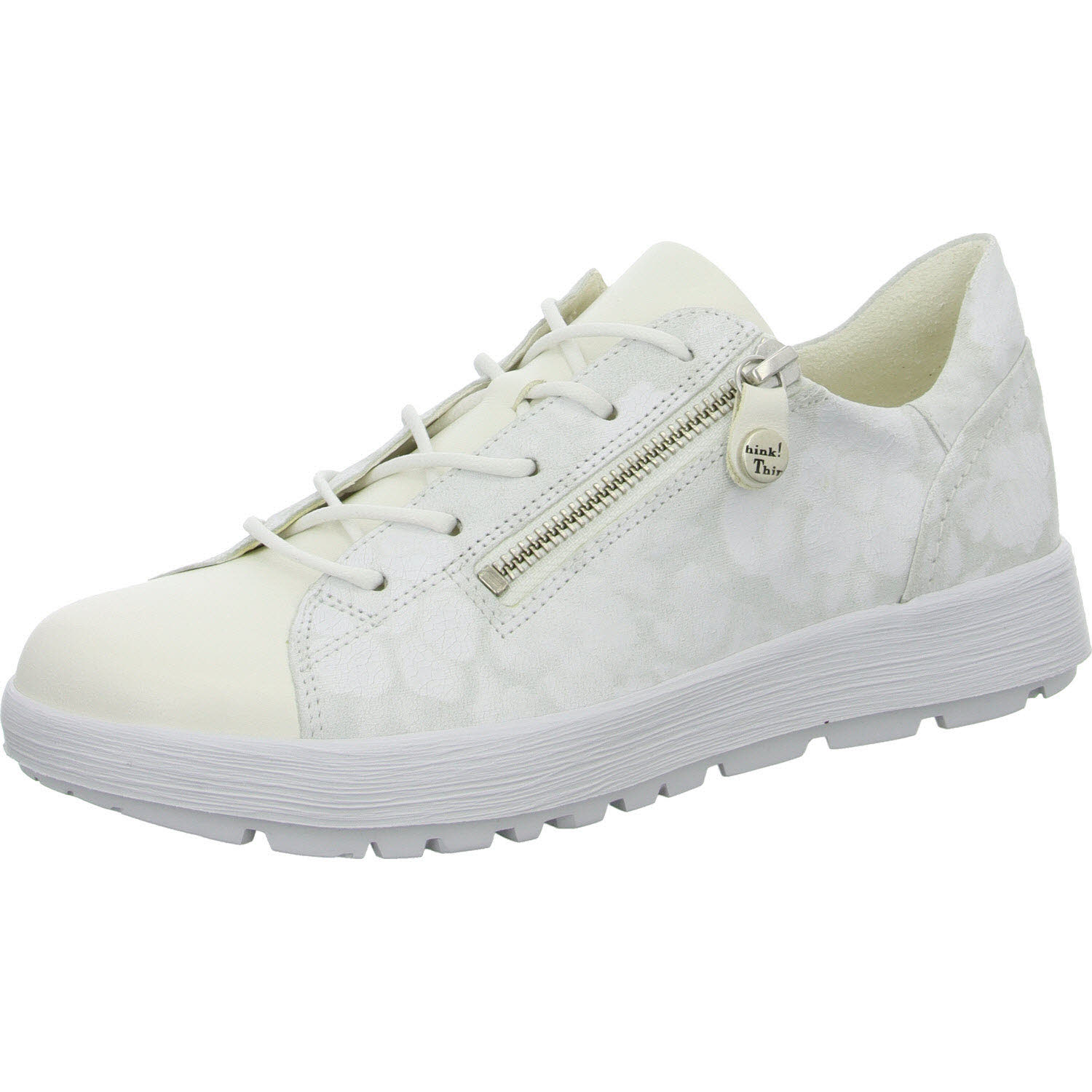 Element 2 von 8 (Bild) – Think Damen Schnürschuhe 3-001160-1000 COMODA bianco/kombi F 1/2 (normal)