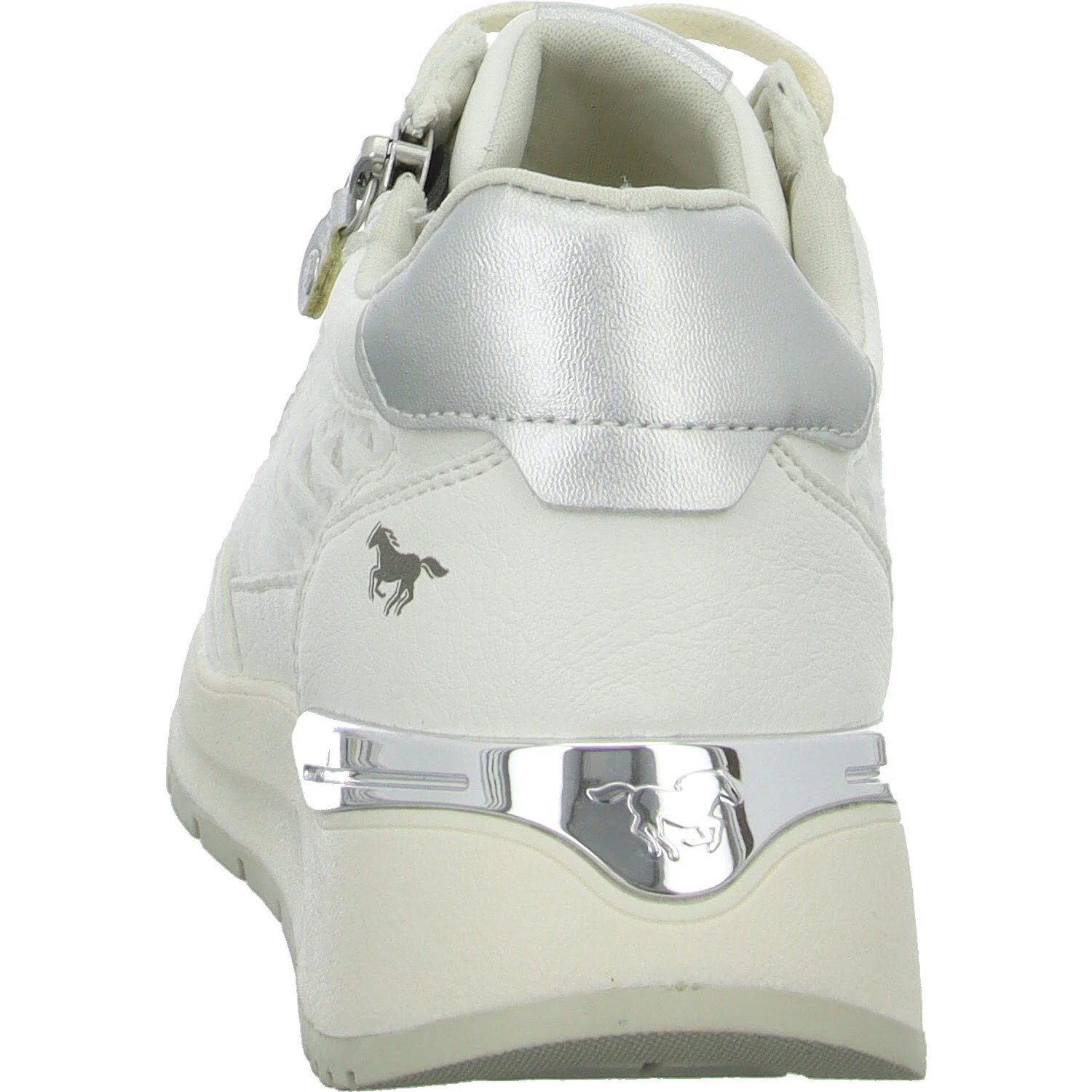 Mustang Damen Schnürschuhe 1487304-1 1487304 weiss normal