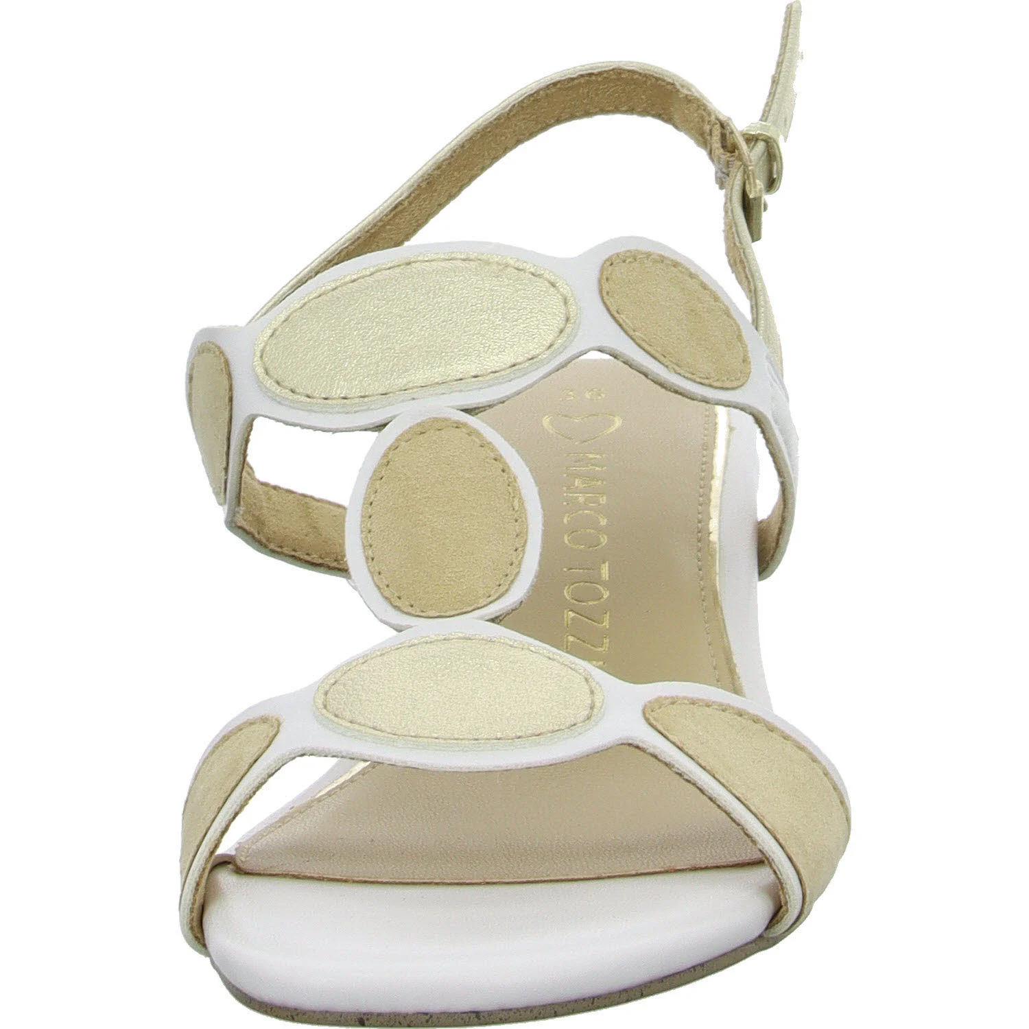 Element 3 von 8 (Bild) – Marco Tozzi Damen Sandalen 2-28231-44/197 2-28231-44 white comb normal