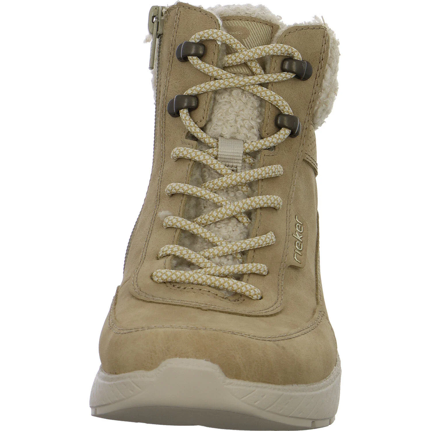 Rieker Damen Schnürstiefel warm M8510-60 M8510 marble/beige F (normal)