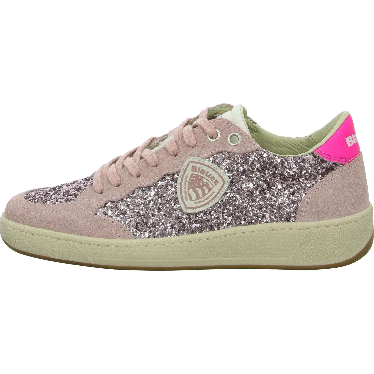 Blauer Damen Schnürschuhe S5OLYMPIA11/GLI OLYMPIA pink normal