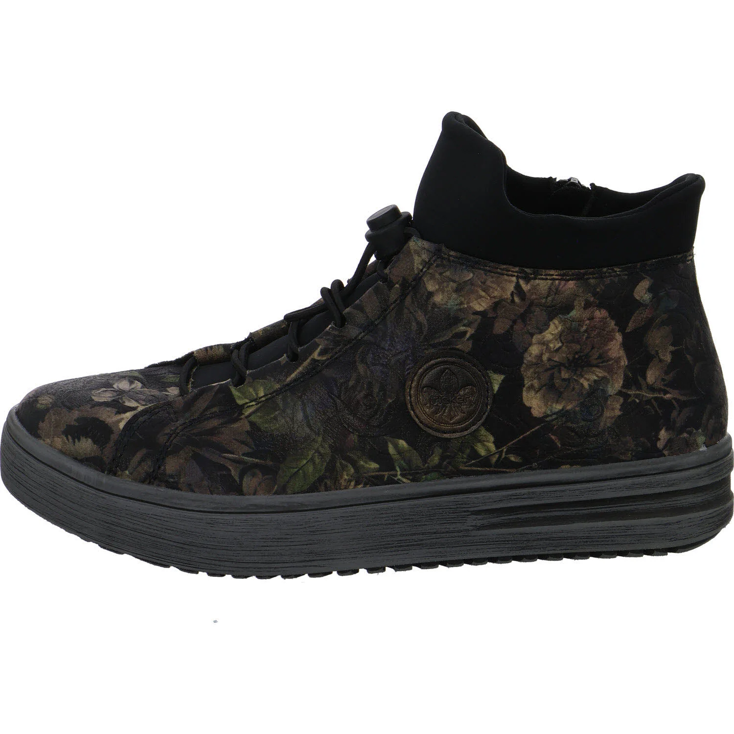 Element 6 von 8 (Bild) – Rieker Damen Stiefelette warm L2550-90 L2550 schwarz-pastell/antik/schwarz G (weit)