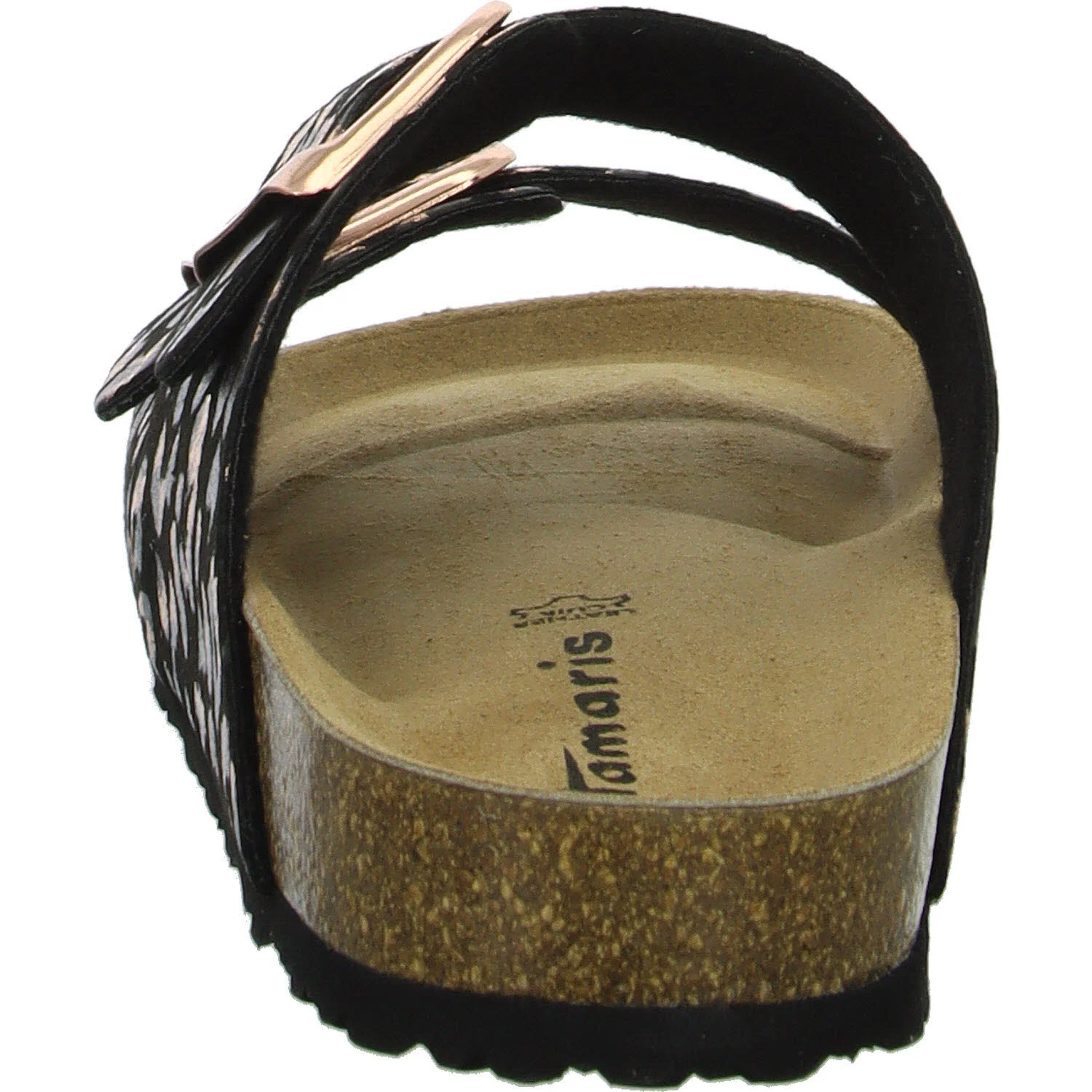 Element 4 von 8 (Bild) – Tamaris Damen Pantoletten 1-27523-46/090 1-27523-46 black/leopard normal