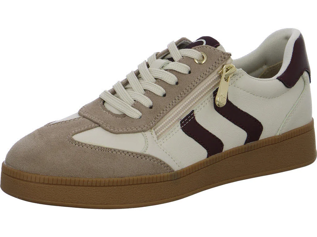 Marco Tozzi Damen Schnürschuhe 2-23739-44/461 2-23739-44 cream/bordeaux normal