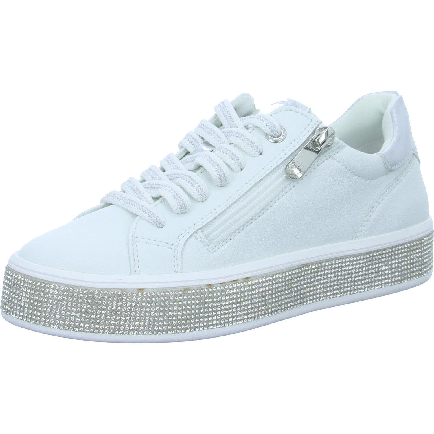 Element 2 von 8 (Bild) – Marco Tozzi Damen Schnürschuhe 2-23715-42/197 2-23715-42 white comb normal