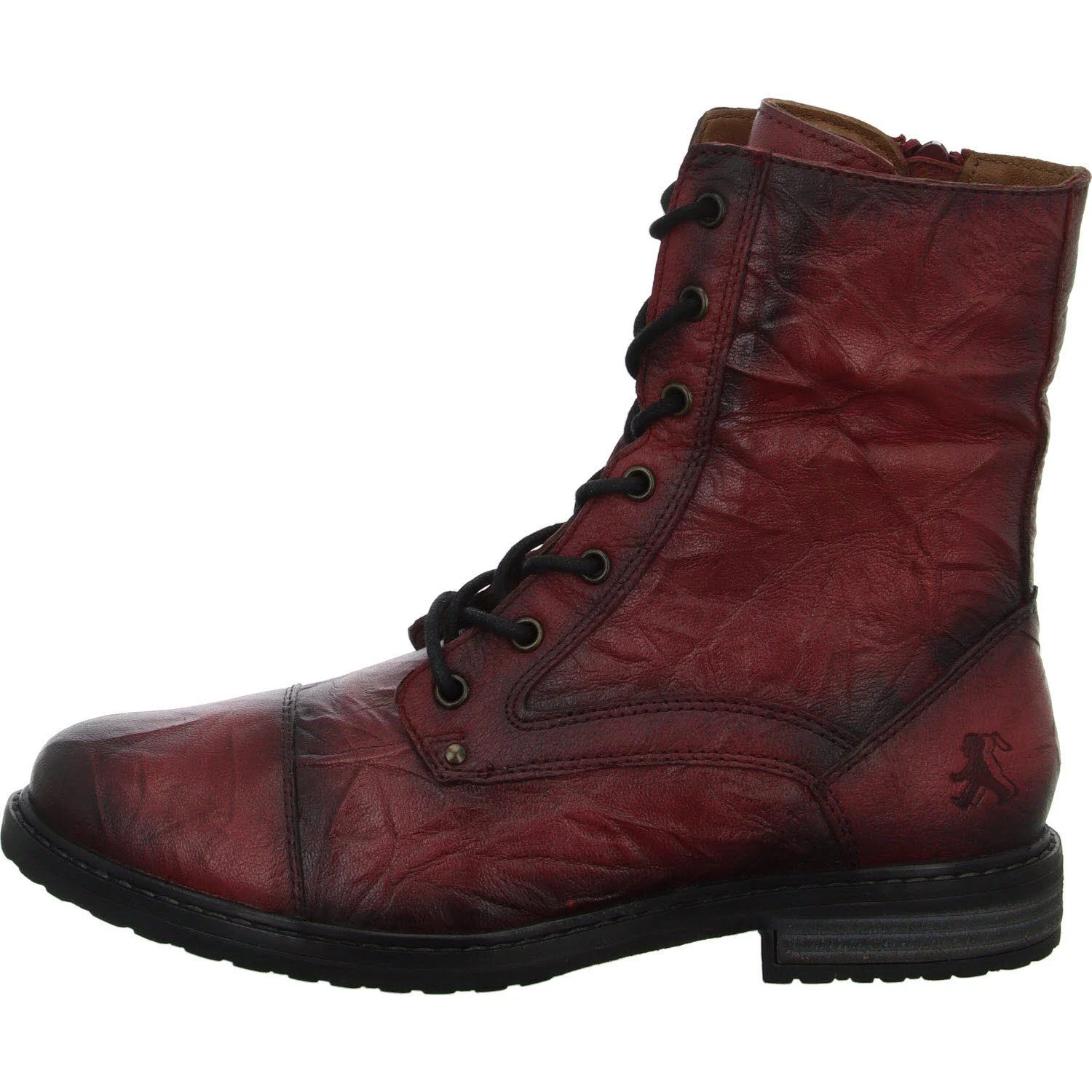 2go Fashion Damen Schnürstiefel 8991506-5 8991506 rot normal