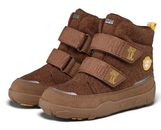 Affenzahn Kinder Winterstiefel 01250-70003 Winterstiefel Wolle Comfy Tiger gelb, braun normal