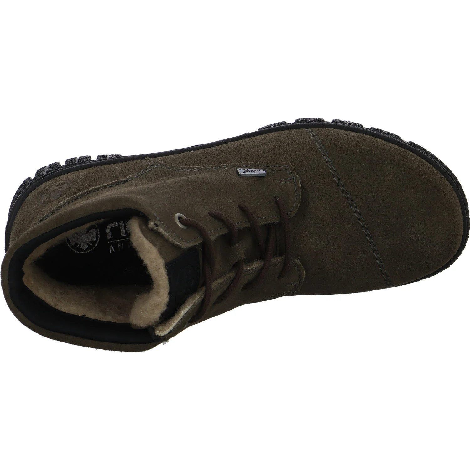 Rieker Damen Schnürstiefel warm Z7218-45 Z7218 smoke G (weit)