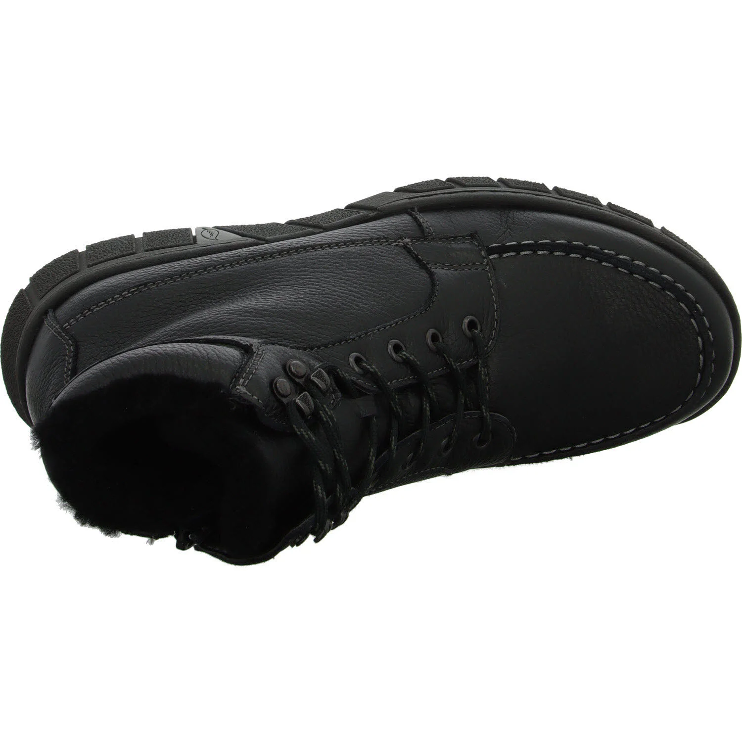 Waldläufer Herren Schnürstiefel warm 965901-169/001 H-Lino schwarz H (weit)