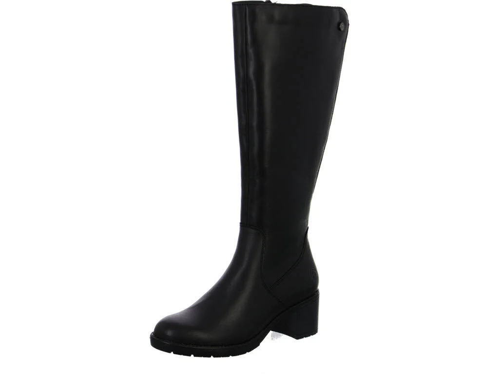 Remonte Damen Langschaftstiefel D2A78-00 D2A78 schwarz/schwarz F 1/2 (normal)