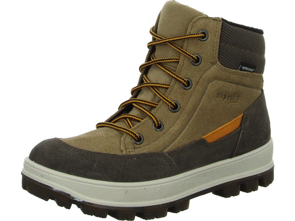 Superfit Kinder Schnürstiefel 1-800478-3000 Tedd braun/orange WMS weit