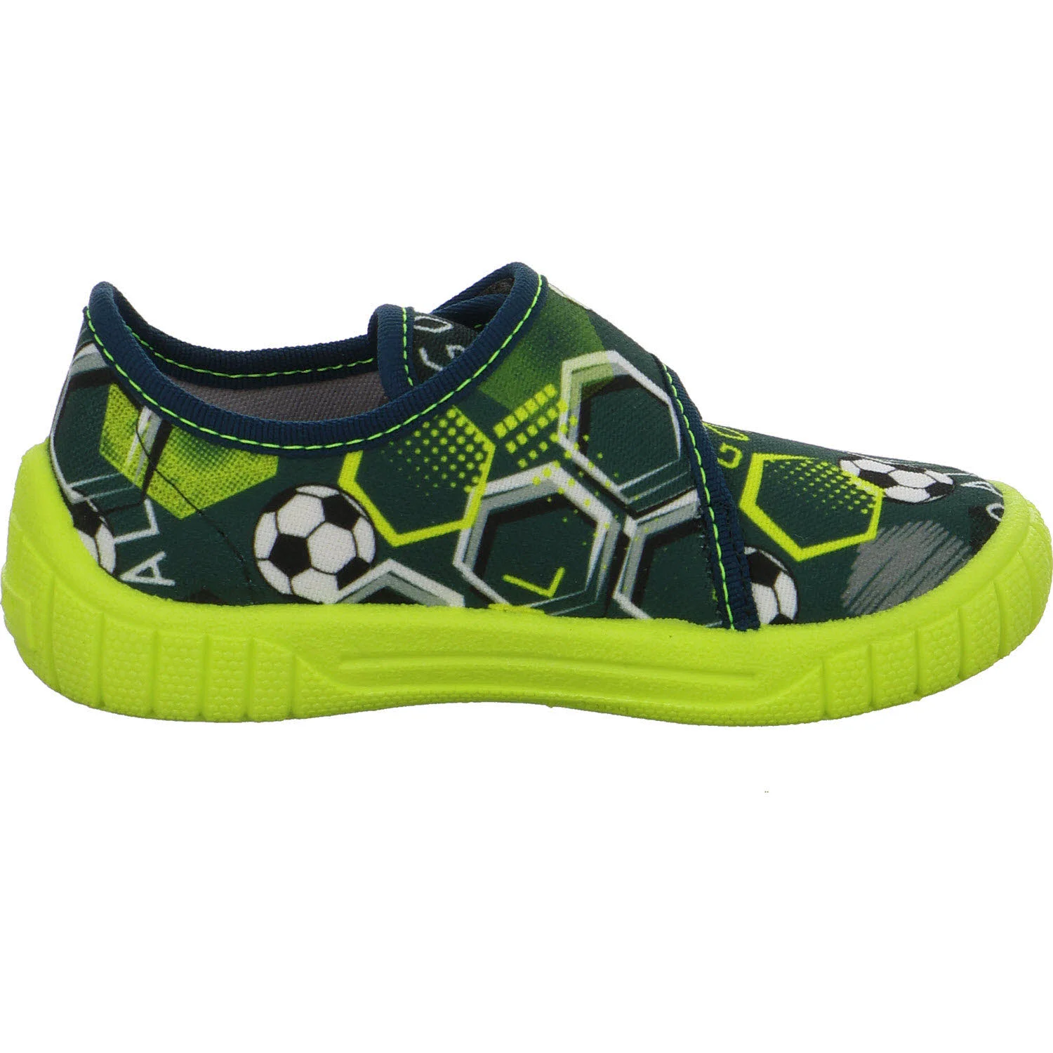 Superfit Kinder Hausschuhe 1-000279-7060 Bill grün/mehrfarbig WMS mittel