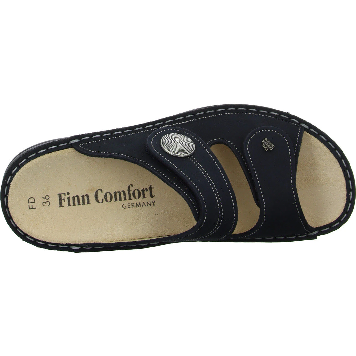 Element 8 von 8 (Bild) – Finn Comfort Damen Pantoletten 02550-390518 Sansibar nautic weit