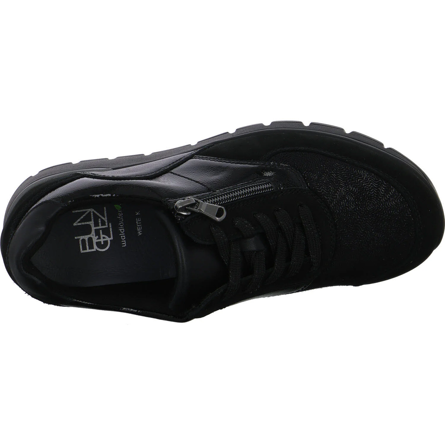 Waldläufer Damen Schnürschuhe 626K02-414/001 K-Ramona schwarz K (extra weit)
