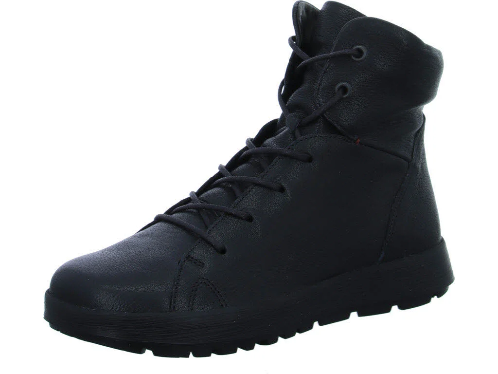 Think Damen Schnürstiefel warm 3-000638-0000 Comoda schwarz F 1/2 (normal)