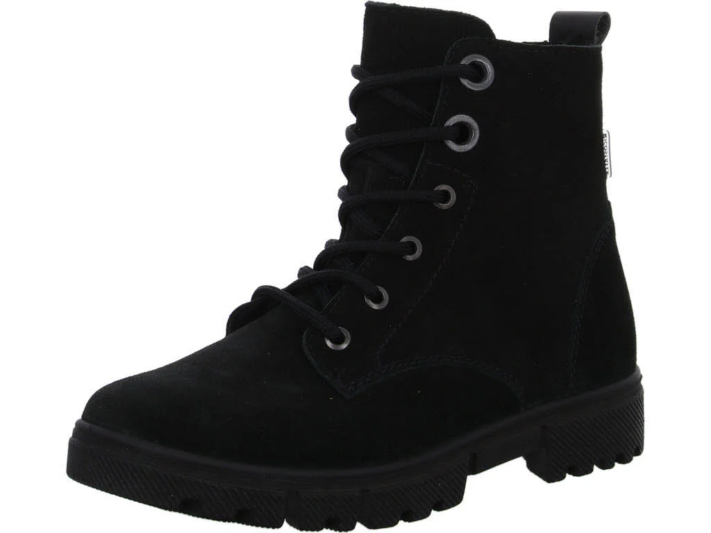 Ricosta Kinder Schnürstiefel 50 8000102 090 Suri schwarz WMS mittel