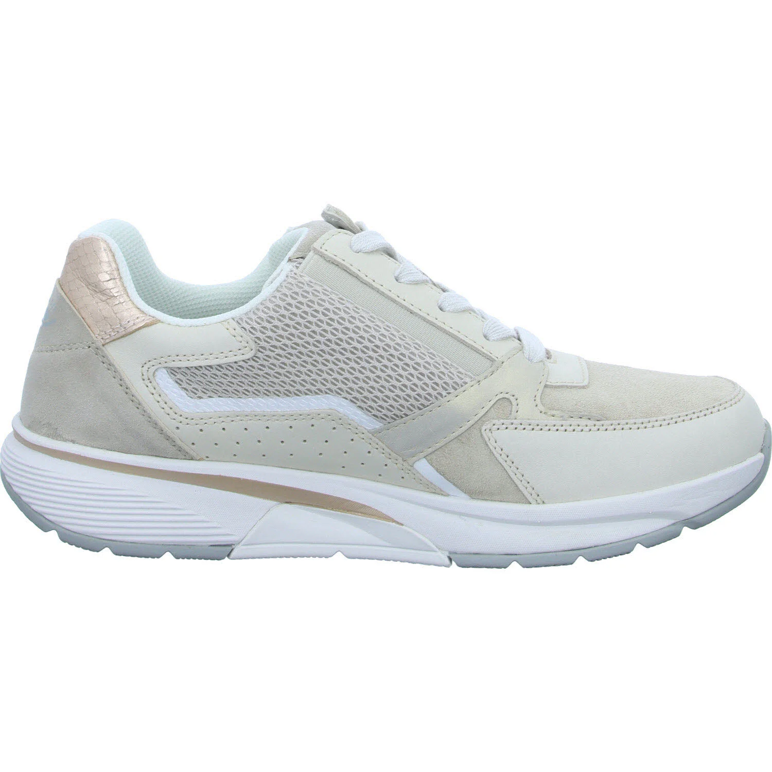 Gabor Rollingsoft Damen Schnürschuhe 86.878.33 86.878 oasi/ivory kombi G (normal)