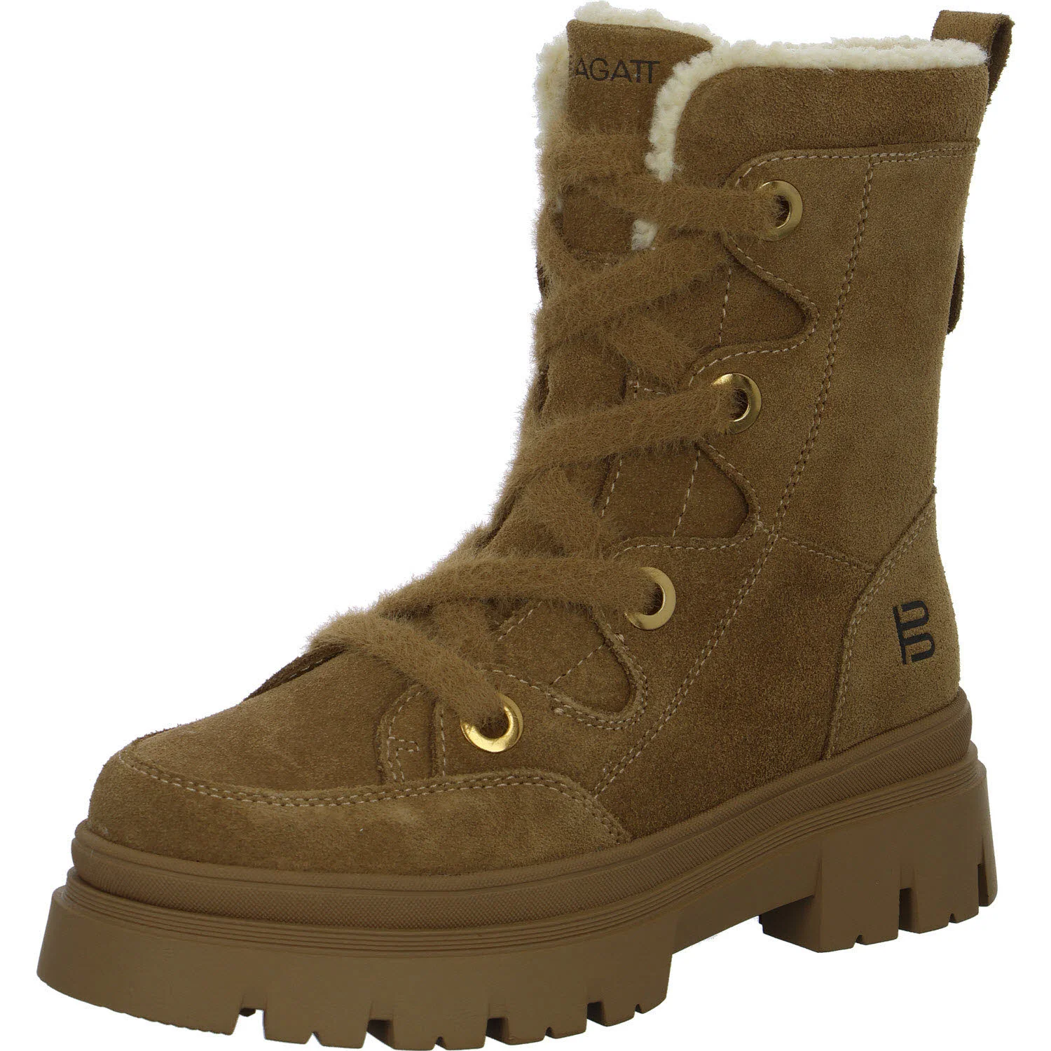 TT.Bagatt Damen Schnürstiefel warm D31AYD321400-6052 D31AYD321400 brown/beige normal