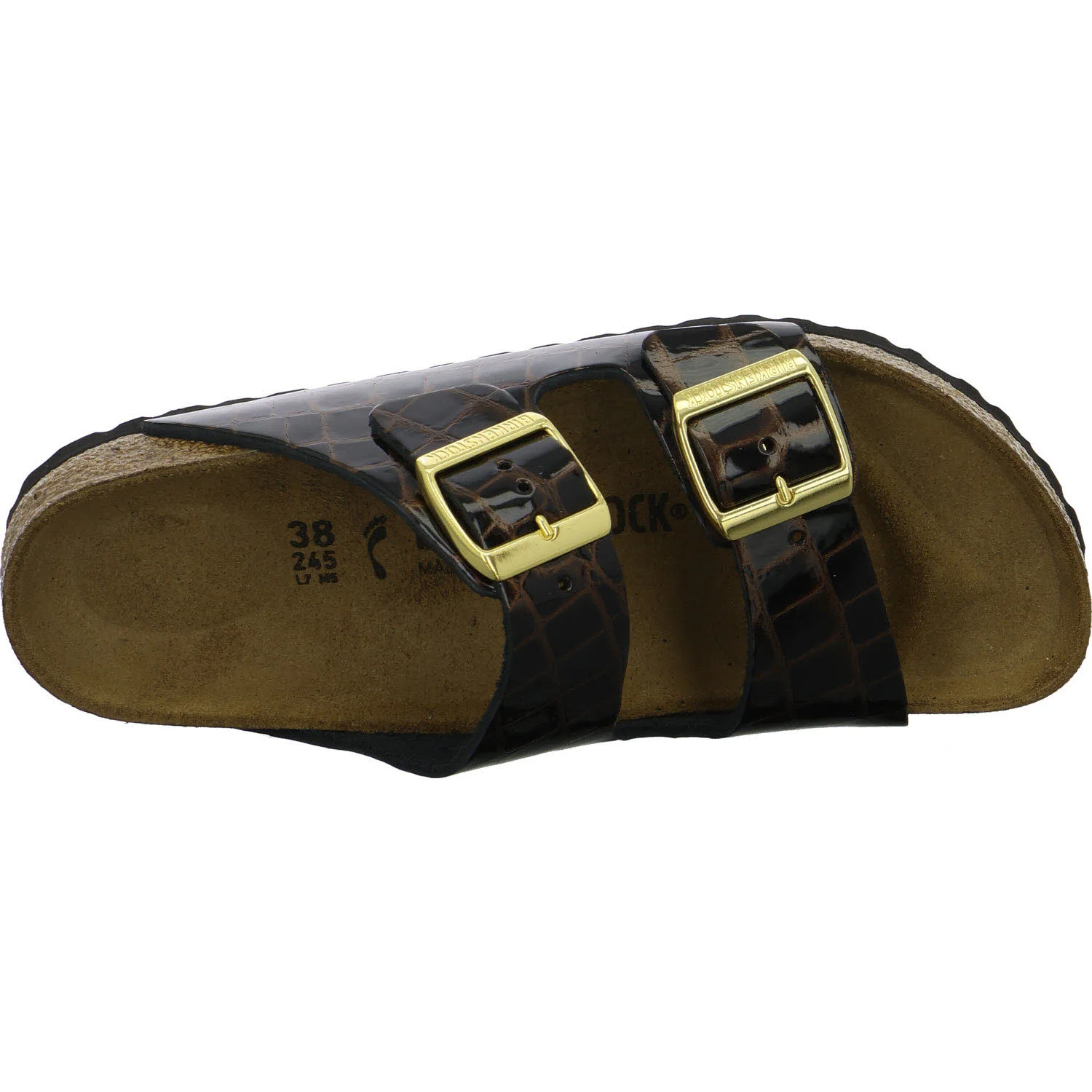BIRKENSTOCK Pantoletten 1032864 Arizona Soft Footbed black schmal