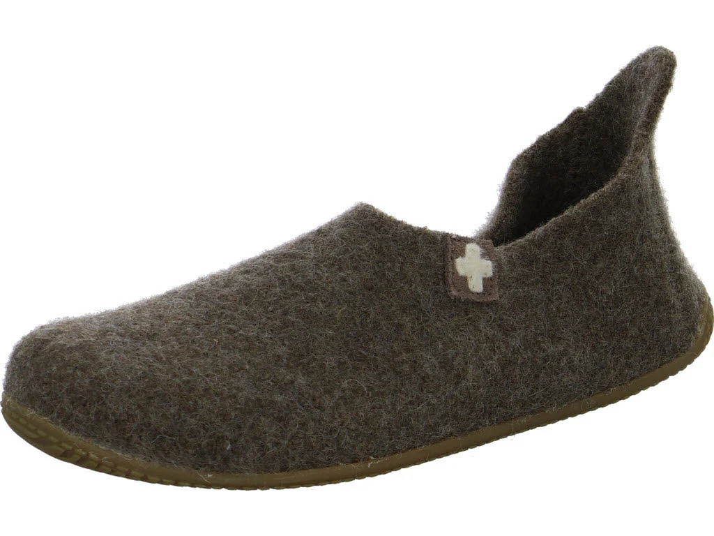 Living Kitzbühel Da. Winterheimschuhe nied.Schnitt 04/249-0260 Hahnenkamm Lammfell hellbraun normal