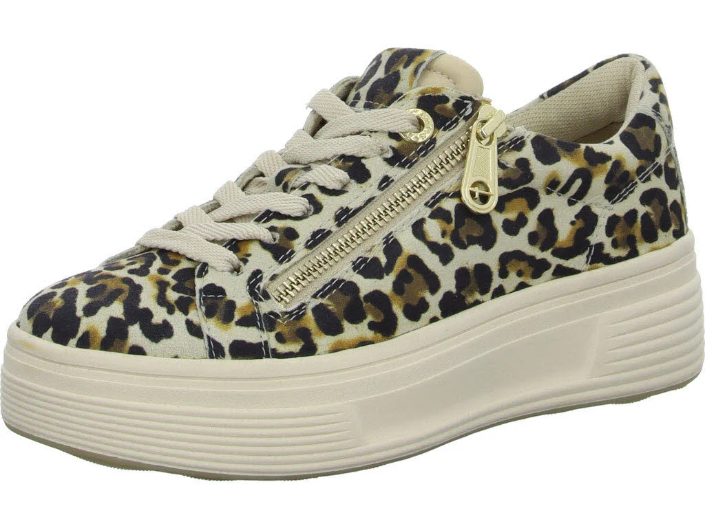 Tamaris Comfort Damen Schnürschuhe 8-83726-44/903 8-83726-44 leopard weit