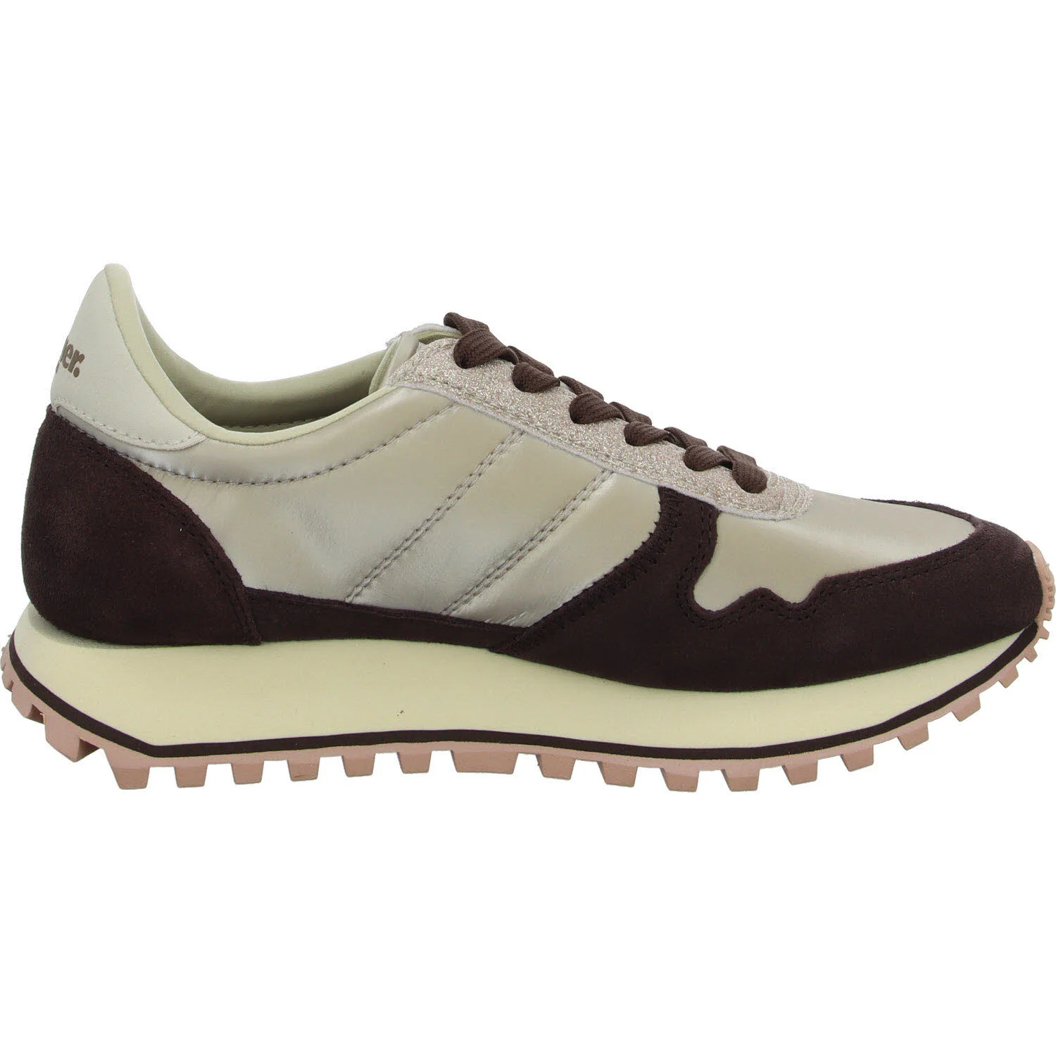 Blauer Damen Schnürschuhe F5MILLEN03/NYS MILLEN03 bordeaux/taupe normal