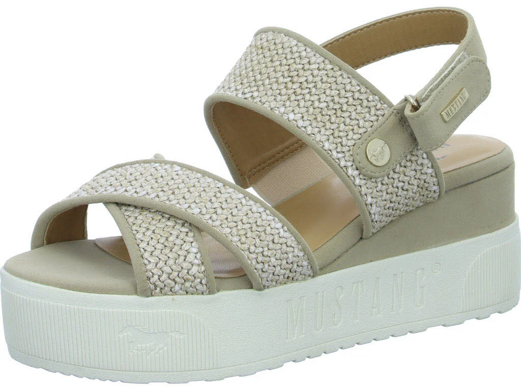 Mustang Damen Sandalen 1459803-4 1459803 beige normal
