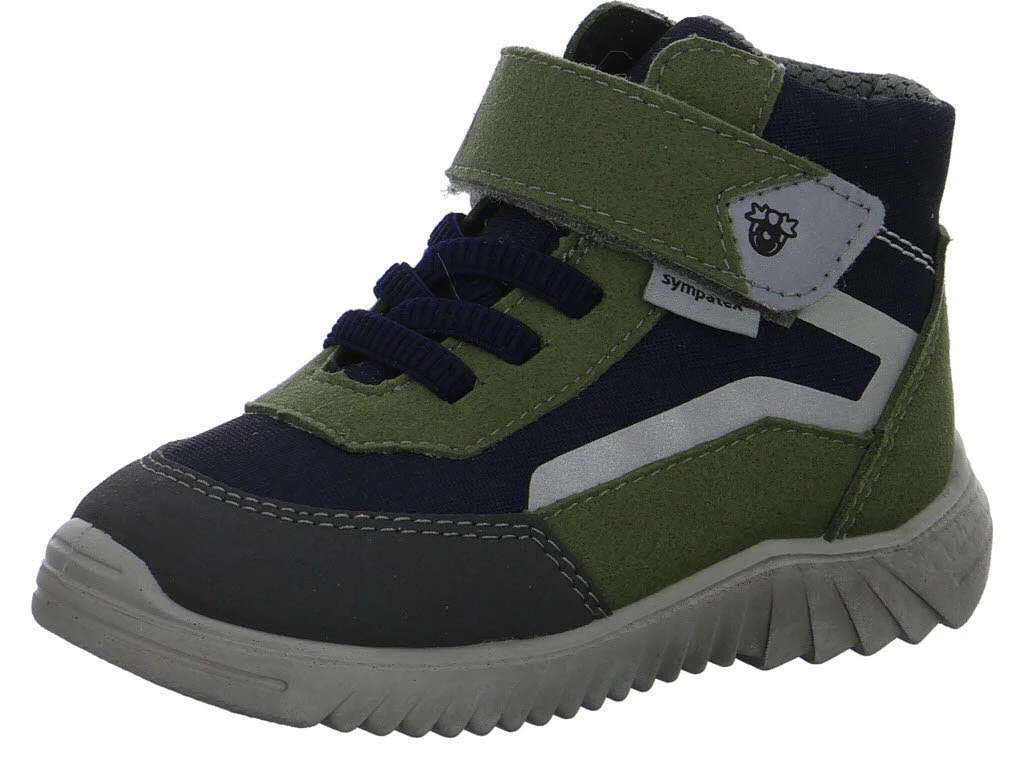 Ricosta Kinderschuh zum Schlupfen 50 3100303/170 Romeo nautic/oliv WMS weit