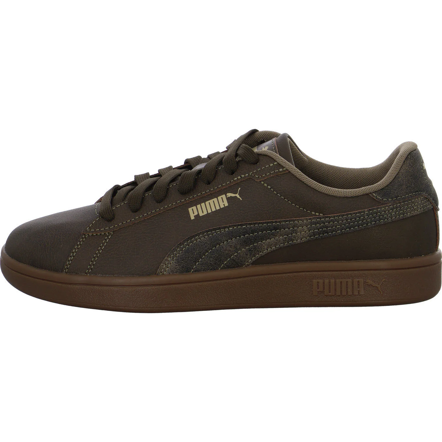Puma Herren Schnürschuhe 407793/01 Puma Smash 3.0 chocolate-totally taupe normal