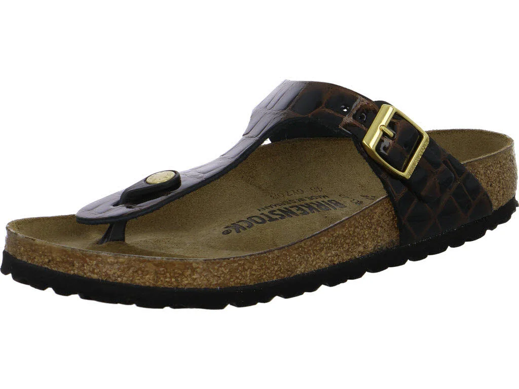 BIRKENSTOCK Pantoletten 1032863 Gizeh black normal