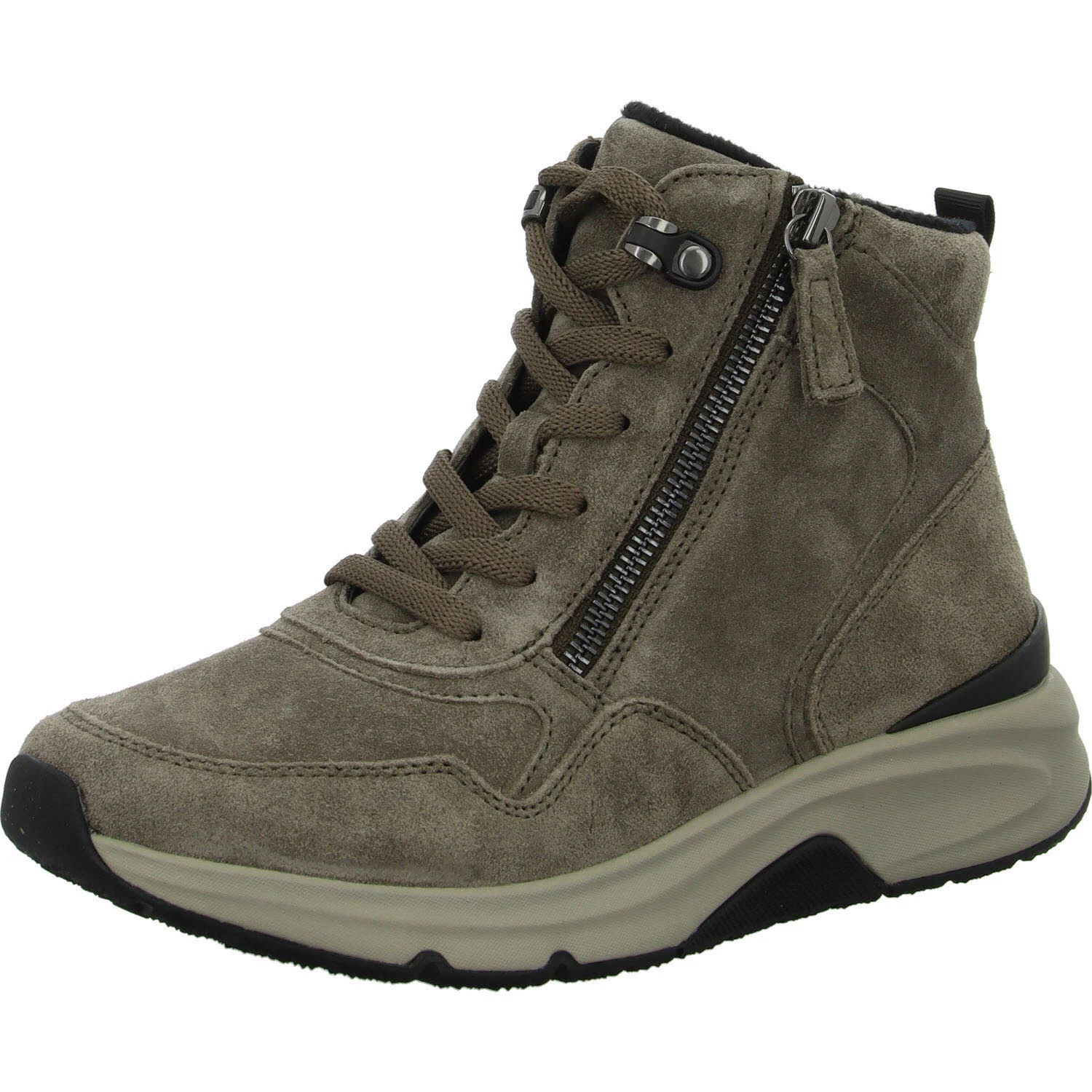 Element 2 von 8 (Bild) – Gabor Rollingsoft Damen Schnürstiefel 0803.03.001 0803.03 mohair (Micro) G (normal)