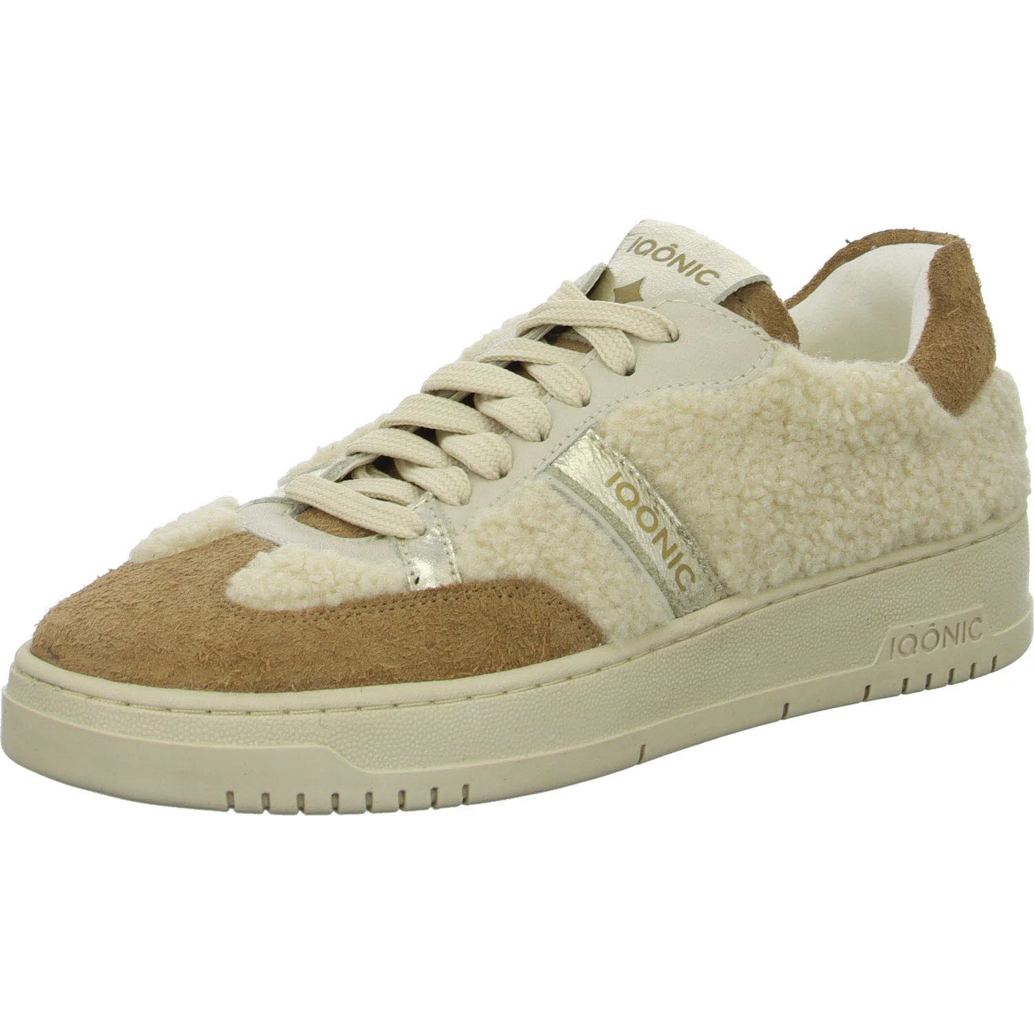 IQÔNIC Damen Schnürschuhe LEGACY 1.03 cream fur normal