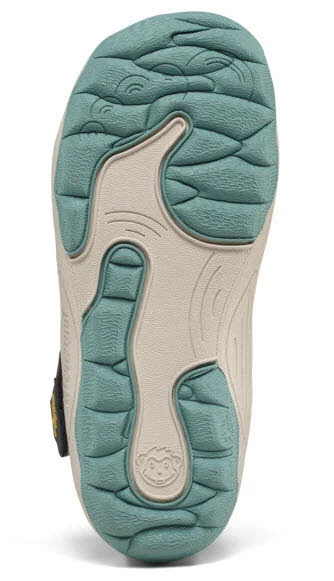 Affenzahn Kinder Schaftstiefel 01487-80151 Übergangsschuh Vegan Explory Nashorn türkis, grau normal