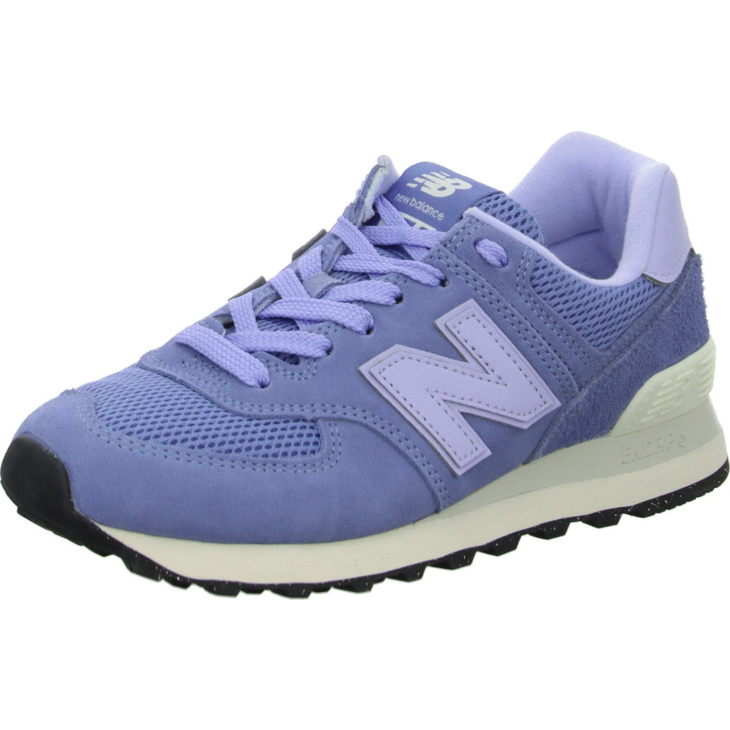 New Balance Damen Schnürschuhe W57458W 574 blue indigo/ NB 102 white normal