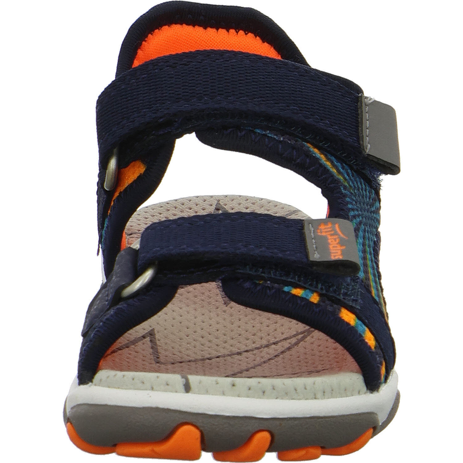 Superfit Kinder Sandalen 1-009465-8020 Mike 3.0 blau/orange WMS mittel