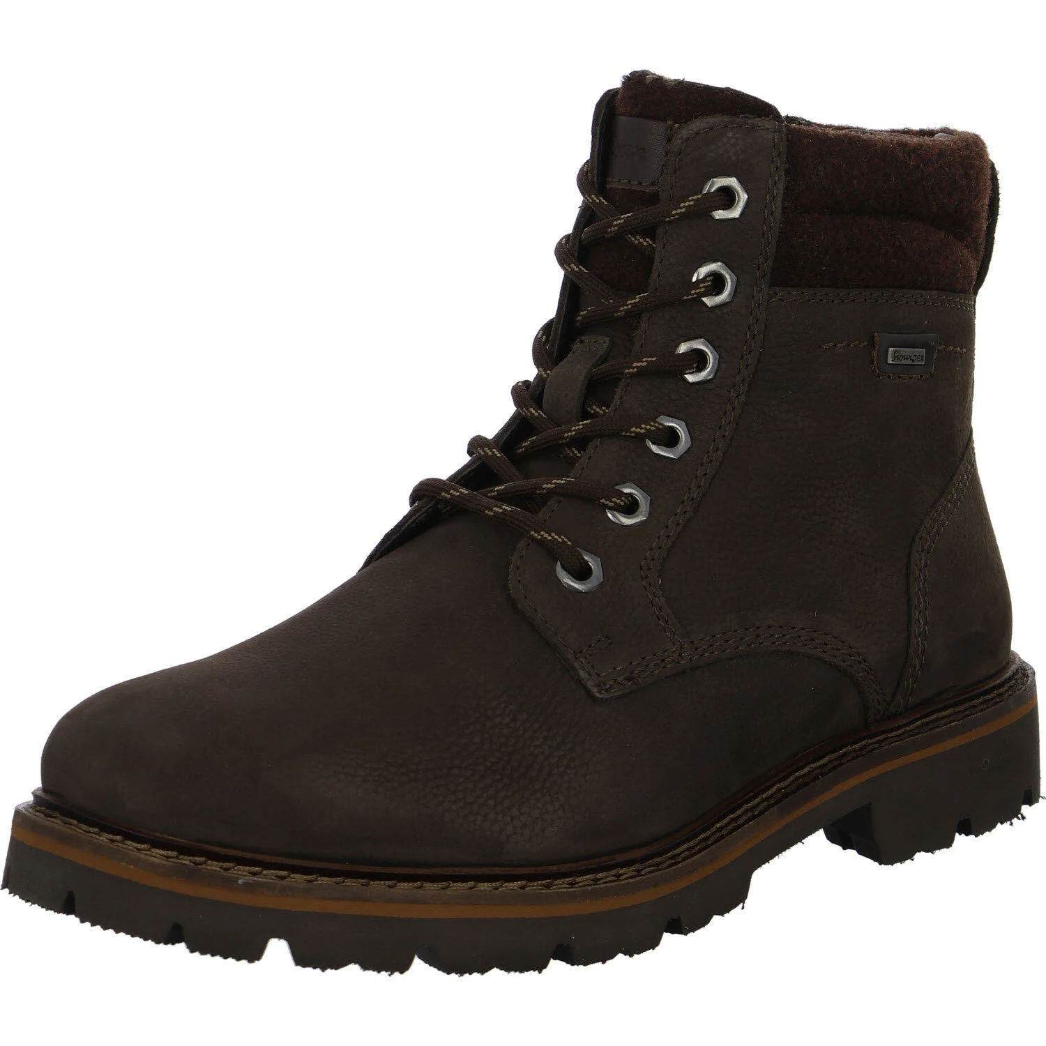 Sioux Herren Schnürstiefel warm 13021 Adalr.-704-Tex-Lf-H caffe/brown H (weit)