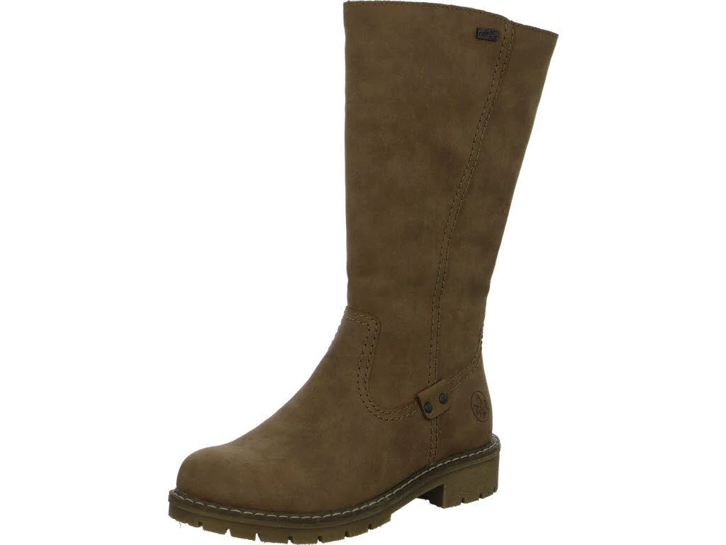 Rieker Damen Langschaftstiefel warm Y9180-20 Y9180 oat F 1/2 (normal)