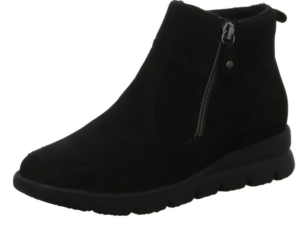 Waldläufer Damen Stiefeletten 902802-191/001 H-Bruni schwarz H (weit)