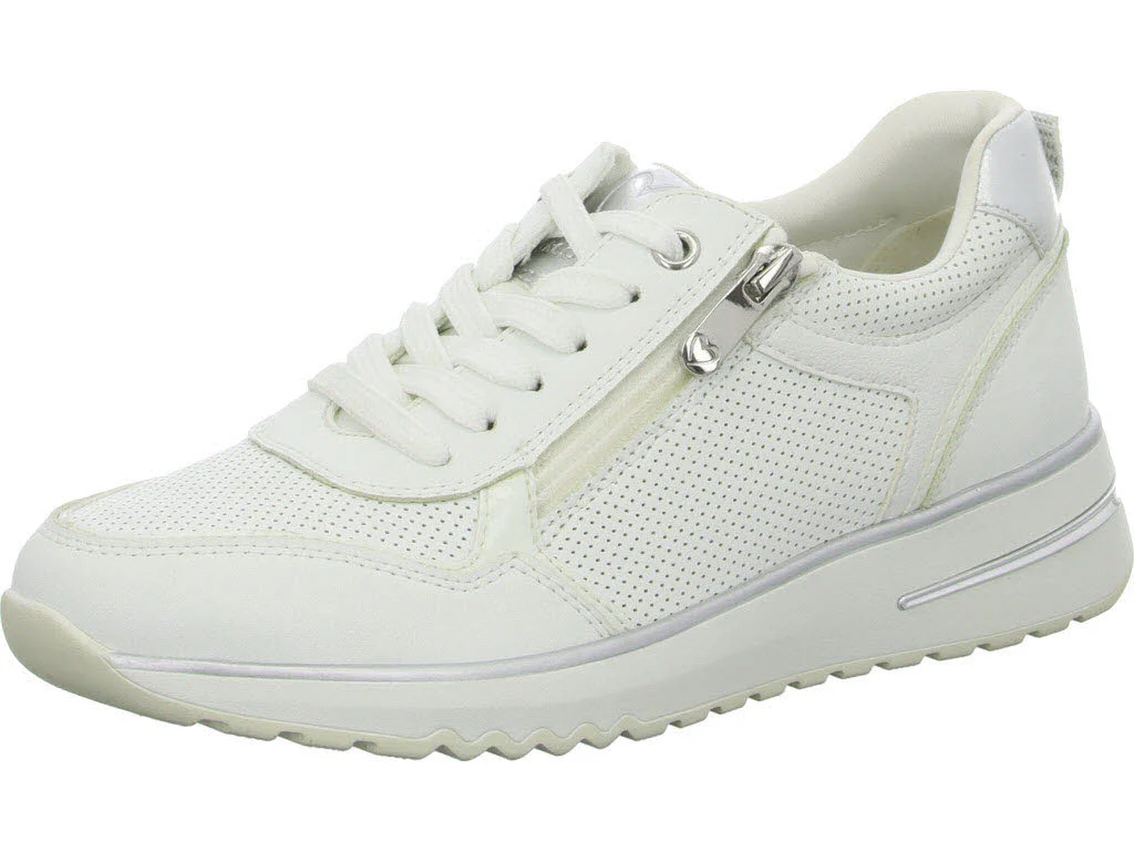 Element 1 von 8 (Bild) – Marco Tozzi Damen Schnürschuhe 2-23770-44/197 2-23770-44 white comb normal