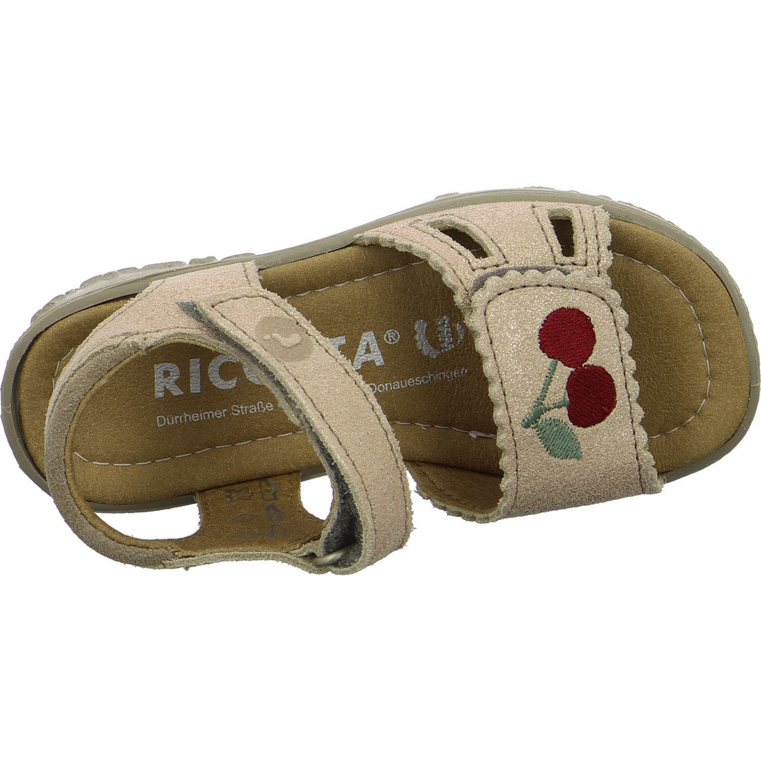 Ricosta Kinder Sandalen 50 6402402/620 Mima bronce (Kirsche) WMS mittel