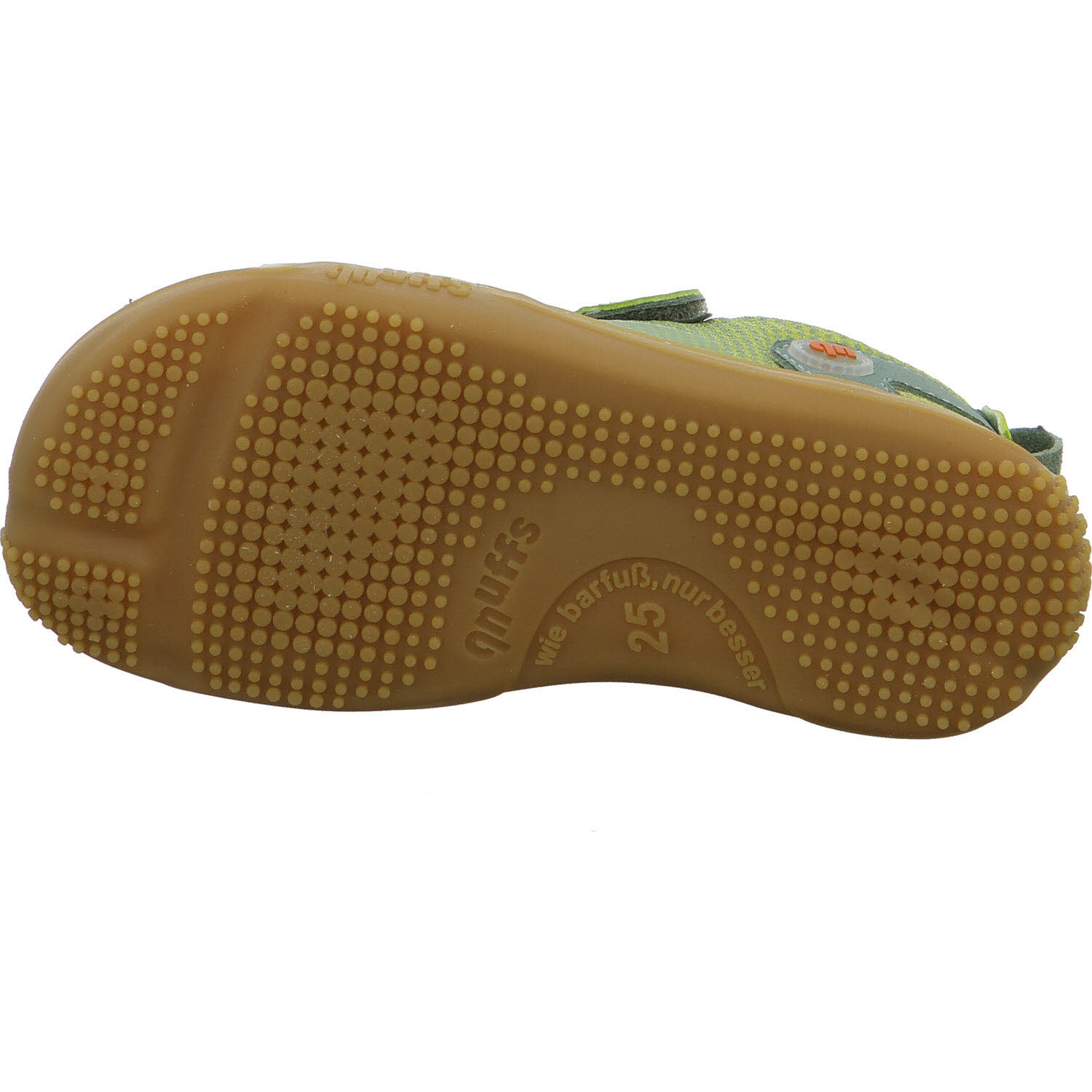 qnuffs Kinderschuh zum Schlupfen QN 0010042/110 Fichte river/grün WMS mittel