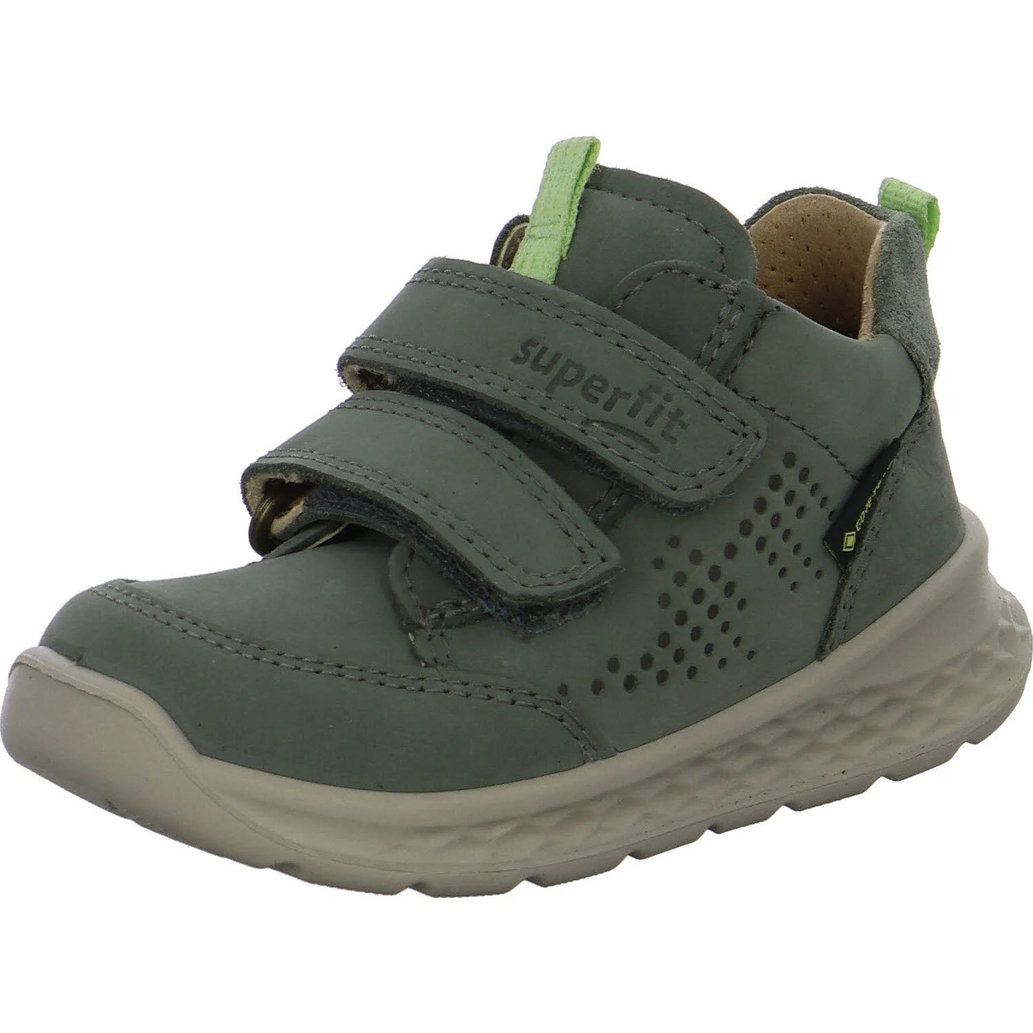 Superfit Kinderschuh zum Schlupfen 1-000369-7050 Breeze grün/hellgrün WMS mittel