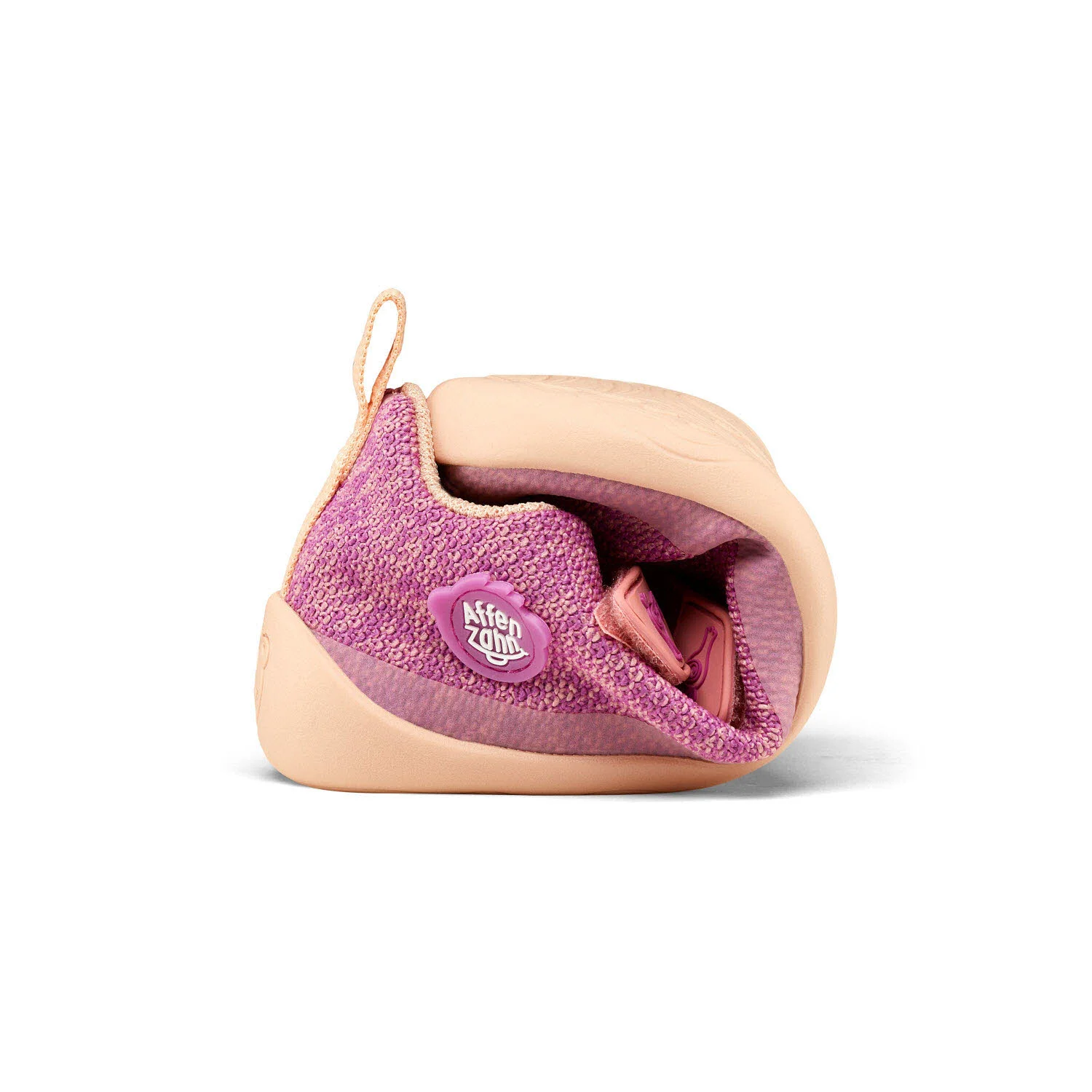 Element 7 von 9 (Bild) – Affenzahn Kinderschuh zum Schlupfen 00397-40060 Knit Happy Flamingo pink normal