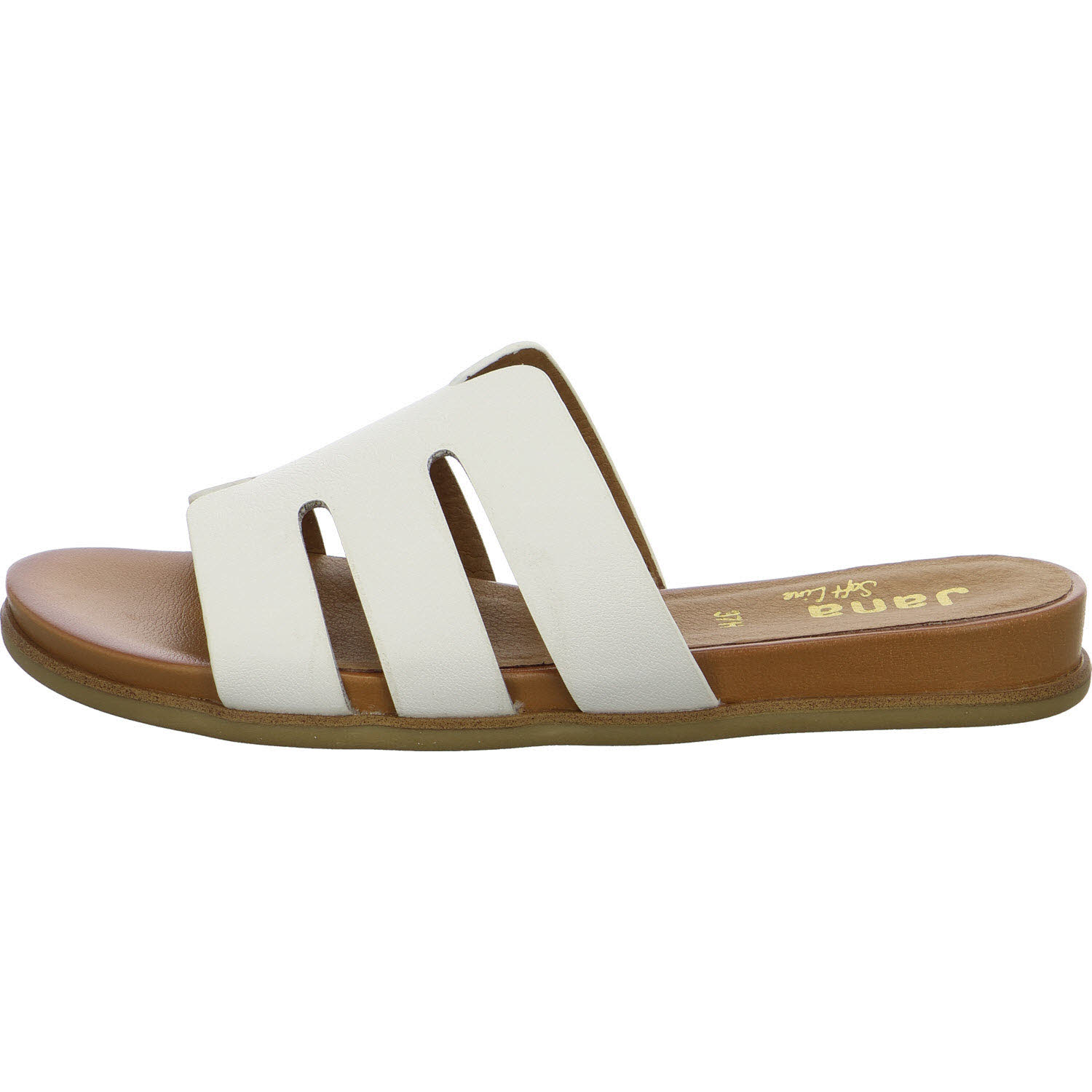 Jana Damen Pantoletten 8-27166-44/100 8-27166-44 white H (weit)