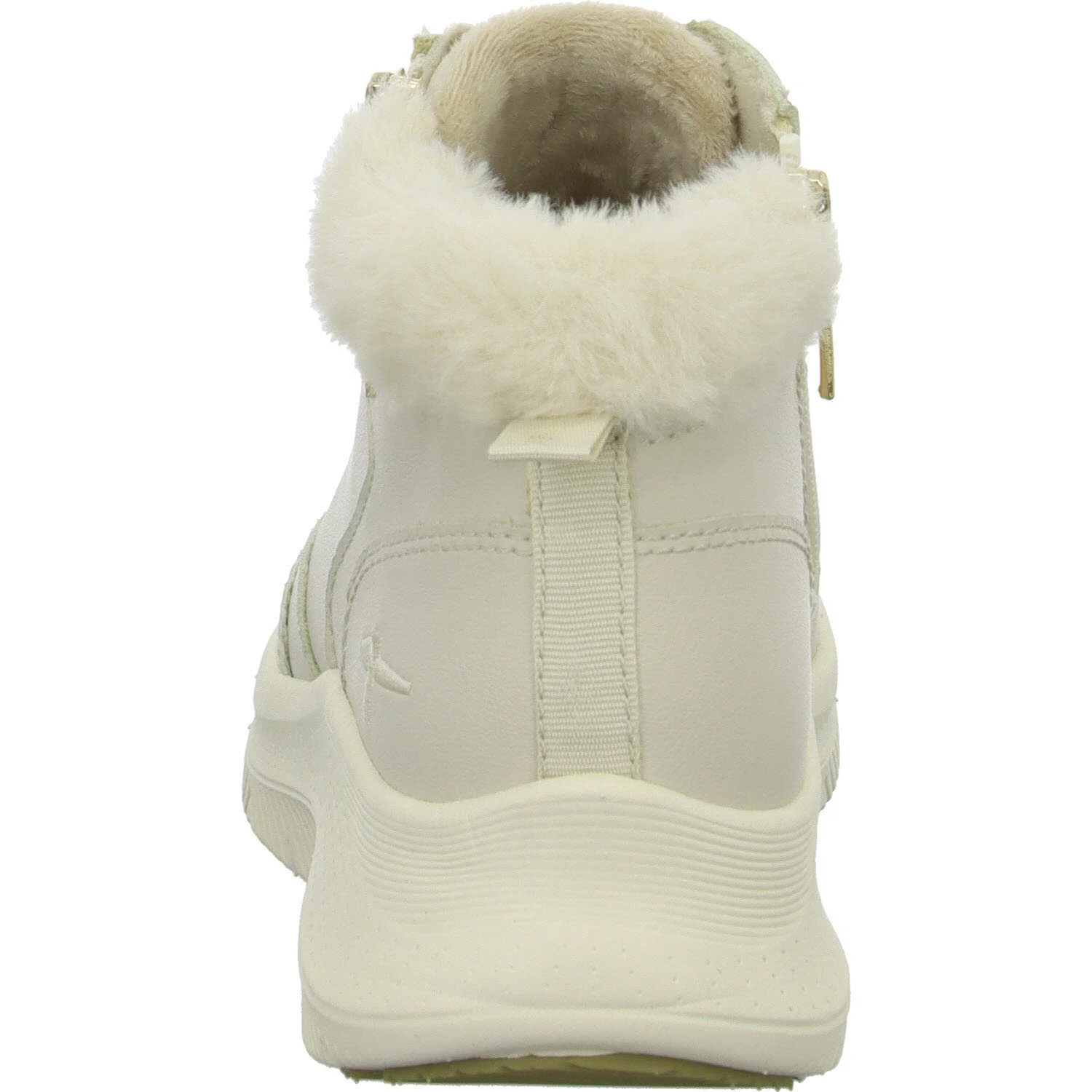 Tamaris Comfort Damen Schnürstiefel warm 8-85200-45-411 8-85200-45 ivory weit